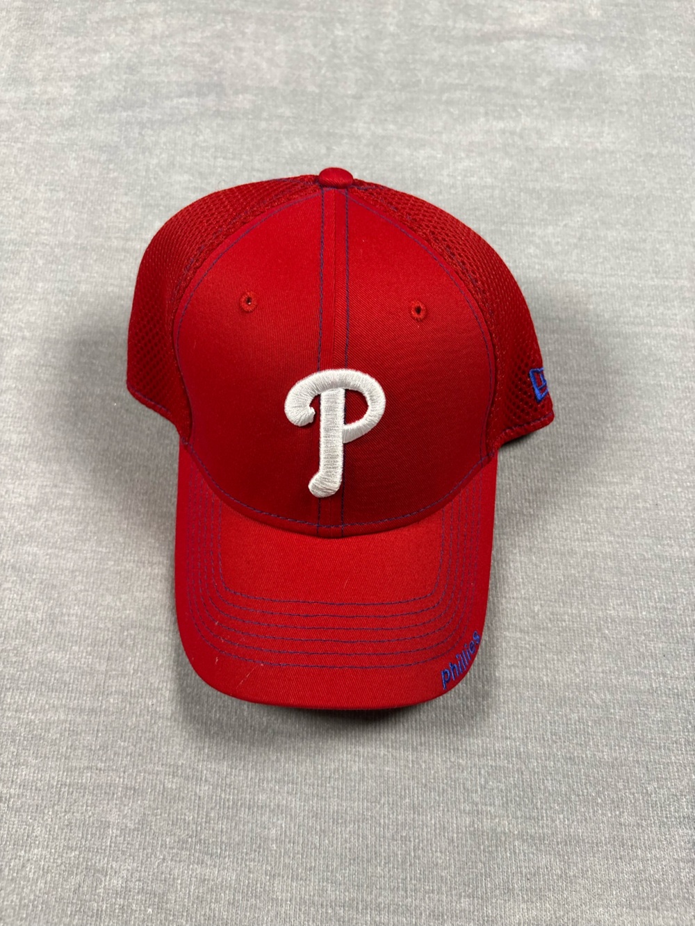 Red‎ Phillies P Logo Mesh Back Cap